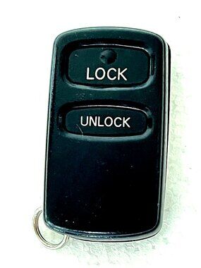 Used OEM Mitsubishi 2-button Keyless Lock Remote FOB OMRON G8D-525M-A Not Tested